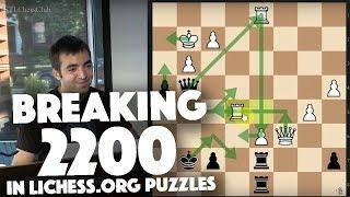 Breaking 2200 in lichess.org Puzzles | Puzzler's Paradise - IM Eric Rosen