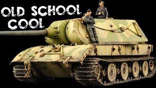 OLD SCHOOL Night Shift Is Back! Let's Paint The E-100 Monster Tank (Amusing Hobby 1/35)