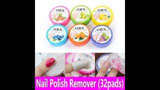 Nail Polish Remover – 32 Wipes OBN