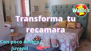 ASI DECORE LA RECÁMARA  CON POCAS DECORACIONES ECONOMICAS|| DECORACIÓN INKANTO