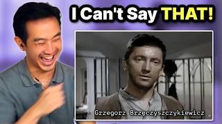 AMERICAN REACTS to Grzegorz Brzęczyszczykiewicz