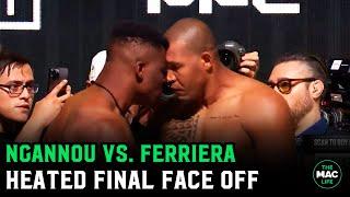 Francis Ngannou vs. Renan Ferreira HEATED Face Off: “Who Is The King?