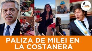 ¡¡¡PALIZA DE MILEI EN LA COSTANERA!!! NADIE EXTRAÑA A ALBERTO...