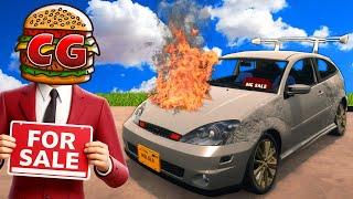 I Sold a Car That Is on FIRE for Profit in Car For Sale Simulator!?