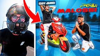 LA REAZIONE DI EDDY JANNO ALL'AEROX MALOSSI 94cc  ( scioccato)