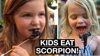 EATING SCORPIONS AND BUGS IN THAILAND | WOLRD'S BRAVEST GIRLS | Thailand Street Food