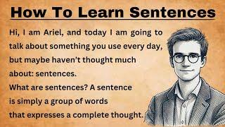 How To Learn English || Learn English Through Story || Graded Reader ||  Sentence and its all types