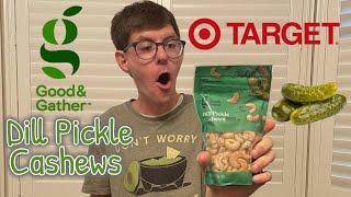 Target Brand Good & Gather Dill Pickle Flavored Cashews Review