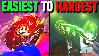 Every FREE WONDER WEAPON from EASIEST to HARDEST in IW Zombies (COD Zombies)