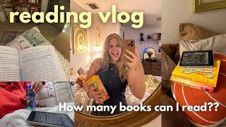 How many books can I read before school starts? *spoiler free reading vlog*