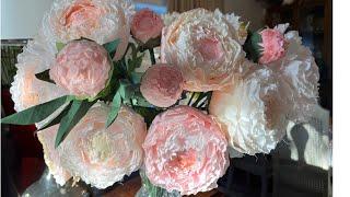 Coffee Filter Peonies Part 2