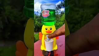 Food colour green water dispenser || mini Duck juice drinking fountain (hc.250) #waterfountain #hc