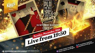  Tag 2 des €1.100 "The Big Wrap" PLO 1k Mystery Bounty Events live aus dem King's ️Hachi