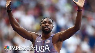 Noah Lyles begins his double quest by winning 200m Round 1 | Paris Olympics | NBC Sports