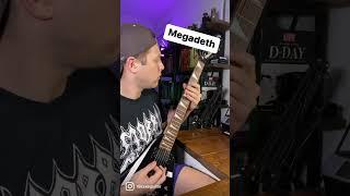 Metallica vs. Megadeth made simple #shorts