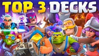 TOP 3 BEST DECKS IN THE NEW SEASON! - Clash Royale