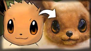 I Made A REALISTIC Life-Size Eevee l Resin Art Doll DIY