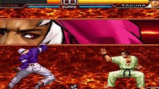 Takuma Detener Poderes vs Varios personajes KOF 2002 UM Parte 1