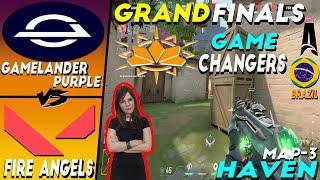 Gamelanders Purple VS FIRE ANGELS  || MAP-3 || HAVEN ||VCT Protocolo: Gêneses - Qualifier 3