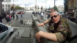 Driving A Tank Past Big Ben & Downing Street In London!