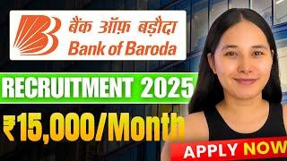 Bank of Baroda Recruitment 2025 | Latest Government Job Vacancy | Apply Now!