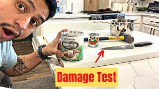 Durability?! Rustoluem Countertop Coating Test Shows How durable It Is | My Personal Review