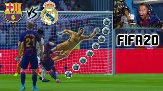 BARCELONA vs MADRID en FIFA 20 | Gameplay ÉPICO Kapi vs Vecino ️