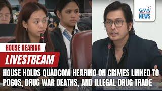 LIVE: House holds quadcom hearing on crimes linked to POGOs... | Sept 4, 2024 - Replay