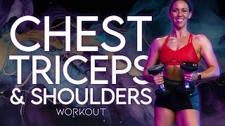 Ultimate 30 Minute Triceps, Shoulders, & Chest Workout!  | FLEX - Day 17  *All Fitness Levels!*