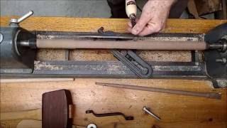 Maple and Walnut Laminated Drumsticks on the Lathe- Vintage Wood Workshop