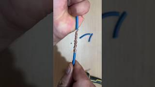 Electric wire join tips and tricks #tips_and_tricks #tips #idea #technical ​⁠