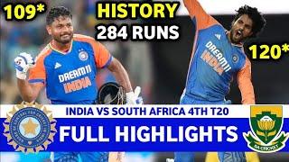 India Vs South Africa 4th T20 Match Full Highlights 2024 | IND VS SA 4TH T20 MATCH