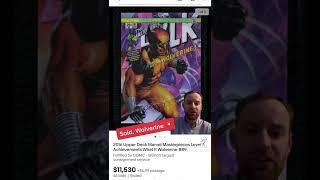 $11,500 Sold. Wolverine 2016 MM achievement What if  #marvelcards #marveltradingcards #wolverine