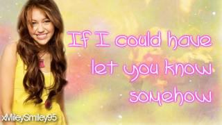 Miley Cyrus - Every Rose Has Its Thorn (with lyrics) HD