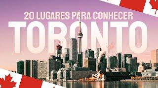 TORONTO, CANADÁ: 20 LUGARES para CONHECER | NIAGARA FALLS | O QUE FAZER em VIAGEM | 4K