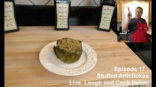 Stuffed Artichokes ( With Homemade Stuffing )