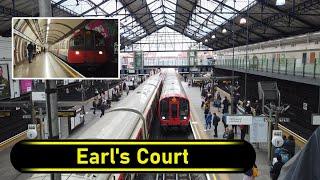 Tube Station Earl's Court - London  - Walkthrough 