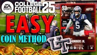 #1 COIN MAKING METHODS IN NCAA 25 COLLEGE FOOTBALL ULTIMATE TEAM!