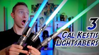 Comparing 3 Cal Kestis Lightsabers! Star Wars: Jedi Fallen Order