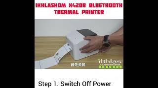 How to Calibrate Ikhlaskom Thermal Printer  X420B