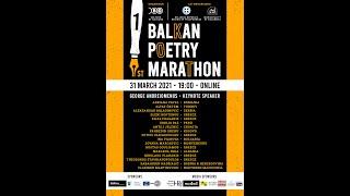 Balkan Poetry Marathon | The 1st Marathon Organized by Culture of Balkans 2021