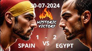 Spain vs Egypt  | Olympic Games Highlights: (Historic Victory)