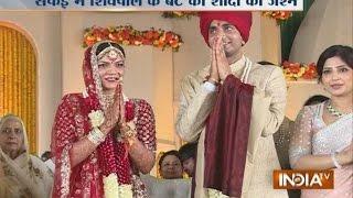 Cabinet Minister Shivpal Singh Yadav's Son Aditya Ties Knot with Rajlakshmi