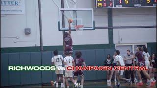 Richwoods vs Champaign Central - Conference Game Came Down to the LAST SHOT!! -  FULL Highlights! 