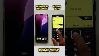 "Testing iPhone 16 Pro Max vs Nokia in BGMI… Shocking Result! "