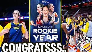 Caitlin Clark And Her Teammates React Hilariously After She Wins WNBA Rookie Of The Year  