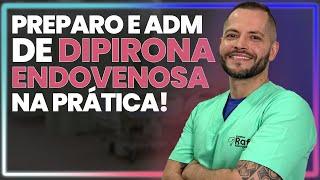 Preparo da DIPIRONA ENDOVENOSA - Passo a Passo  | Prof. Rafa Albuquerque