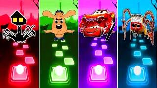 Spider House Head  Sheriff Labrador  Lightning Mcqueen  Bus Eater.  Who Is Best?