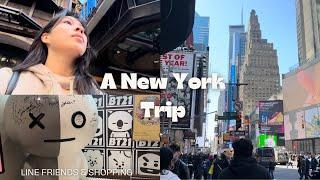 Vlog | A trip to New YORK & FRIENDS  | BT21..MINISO...