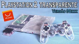 Nova Case transparente para Playstation 2 Slim Ver. 90xxx